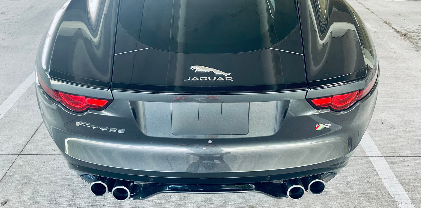 Lip Spoiler with Easy Installation Kit, for the Jaguar F-Type, Coupe Body Style.