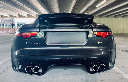 Lip Spoiler with Easy Installation Kit, for the Jaguar F-Type, Coupe Body Style.