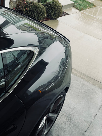Lip Spoiler with Easy Installation Kit, for the Jaguar F-Type, Coupe Body Style.