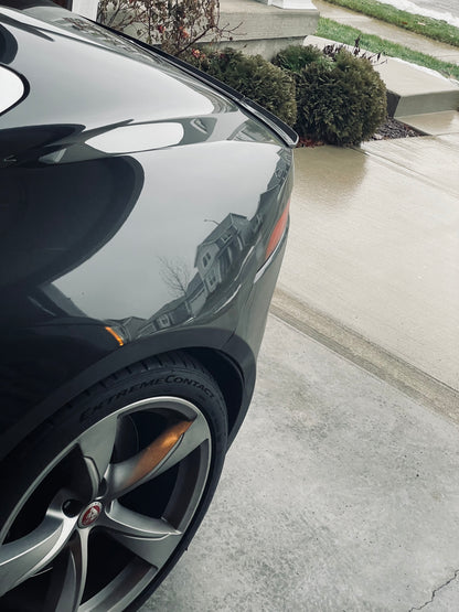 Lip Spoiler with Easy Installation Kit, for the Jaguar F-Type, Coupe Body Style.